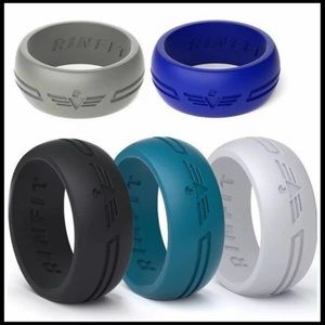 Silicone Wedding Band Size12 For Men 5pk